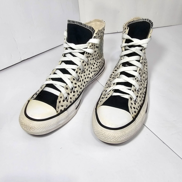 Polka Dot High-Top Athletic Shoes - Picture 8 of 10